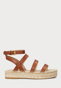 Lauren Ralph Lauren POLLY LEATHER GLADIATOR ESPADRILLE