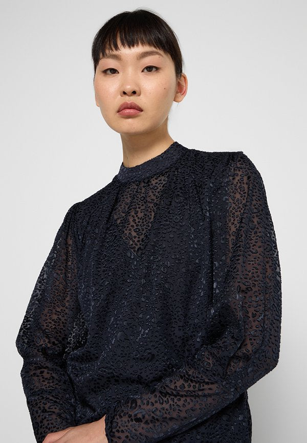 Scotch & Soda MOCK NECK WITH OPEN BACK DETAIL