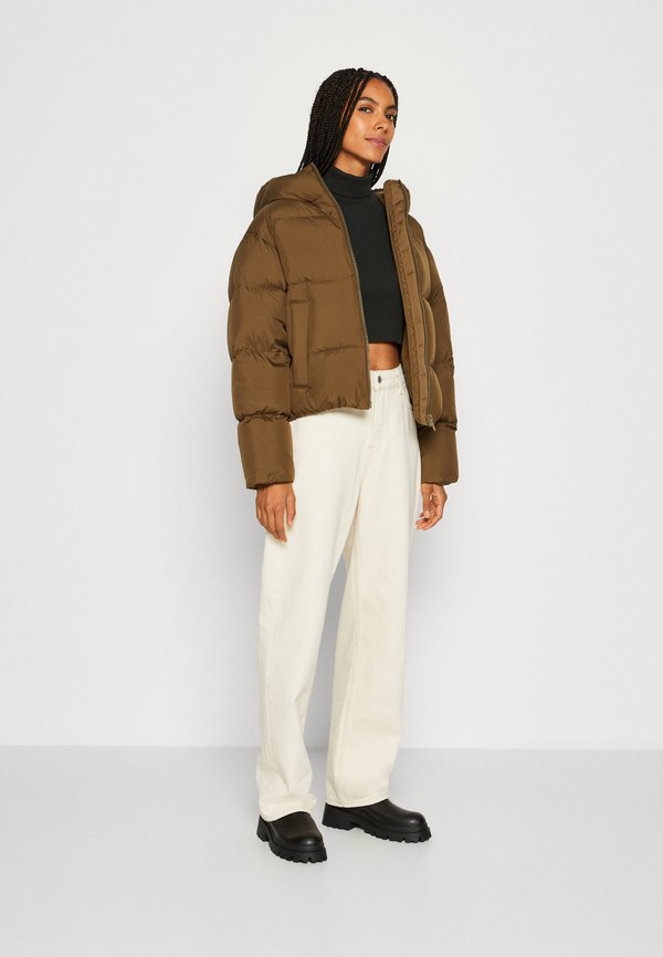 Marc O'Polo JACKET FIXED HOOD WITH ELASTIC DETAILS WELT POCKETS