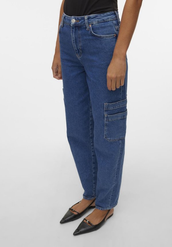 Vero Moda VMAVIVA HR MOM CARGO JEANS