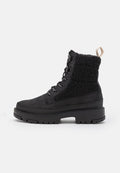 Levi's® SOLVI QUILTED - Lace-up ankle boots - full black