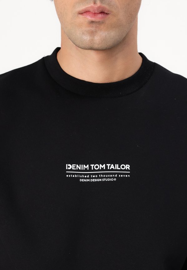TOM TAILOR DENIM RELAXED PRINTED CREW NECK
