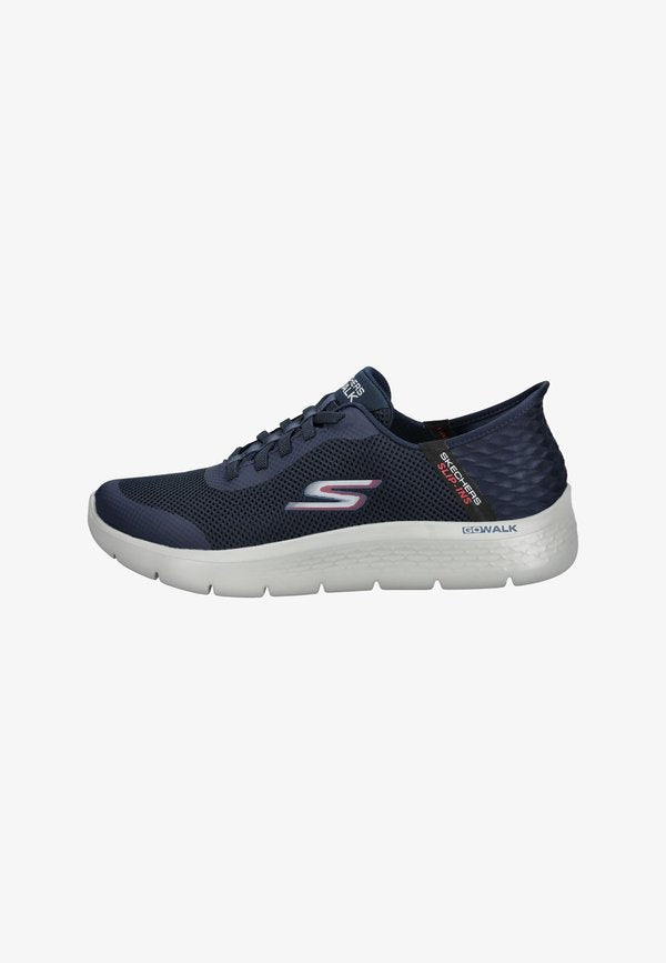 Skechers Trainers - navy and grey textile/synthetic