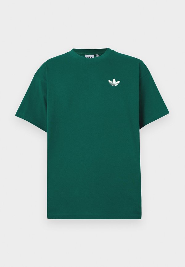 adidas Originals RETRO RUNNING UNISEX - Print T-shirt - collegiate green