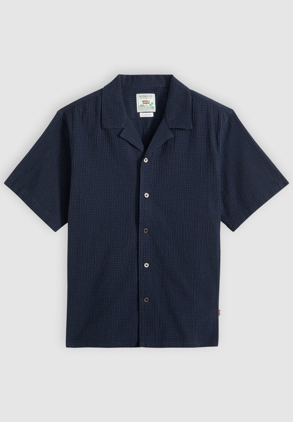 Levi's® SUNSET CAMP - Shirt - cadiz plaid navy/plaid navy swatch