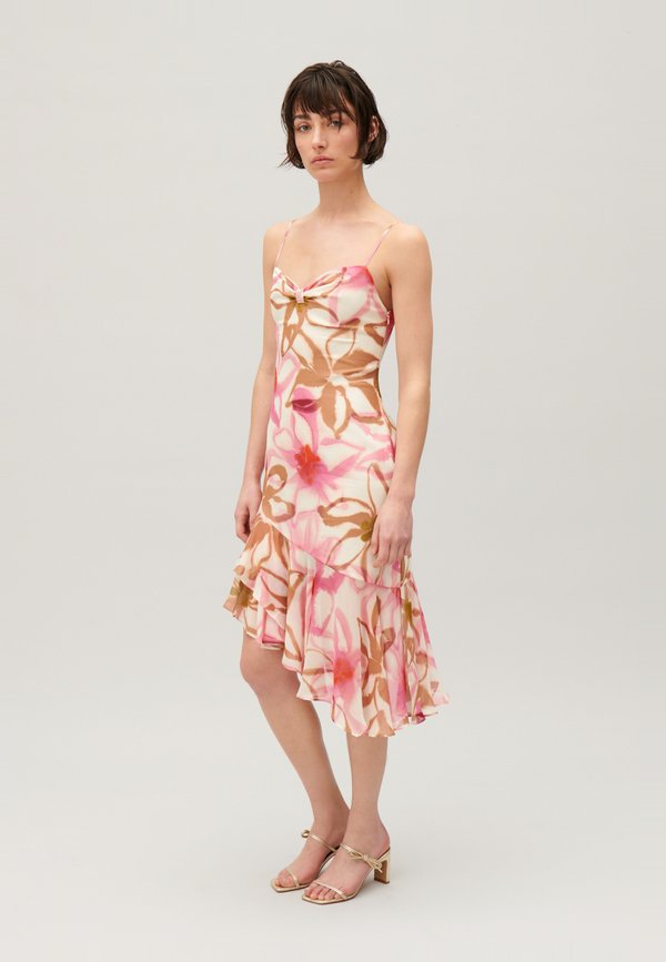 Claudie Pierlot ROBE MIDI IMPRIMÉE SOIE