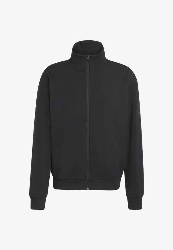adidas Sportswear SOFT LUX TRACK TOP - Zip-up sweatshirt - black