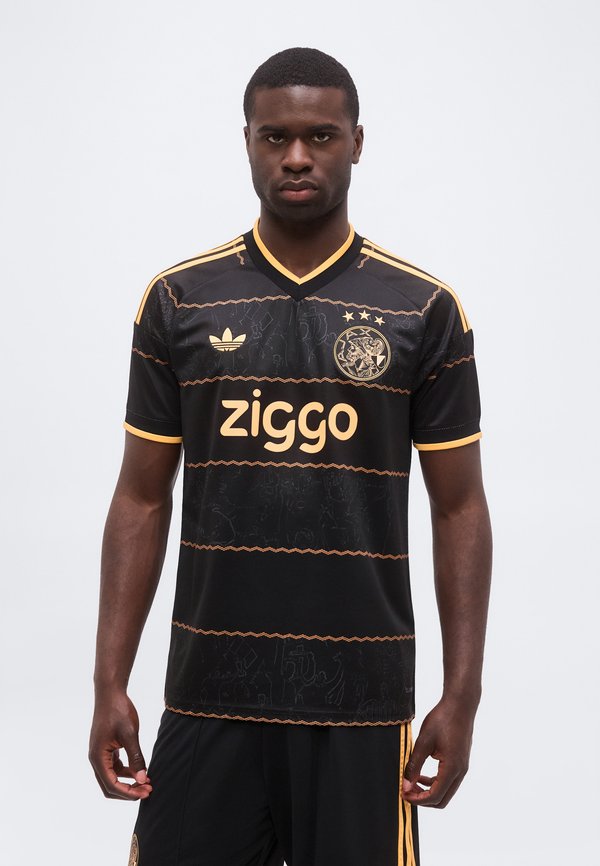 adidas Originals AJAX AMSTERDAM 26/27 AWAY - Club wear - black/hazy orange