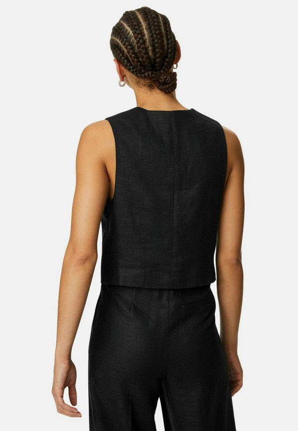 Marks & Spencer Linen Blend Tailored Vest