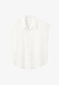 Mango ADULT - Button-down blouse - off-white