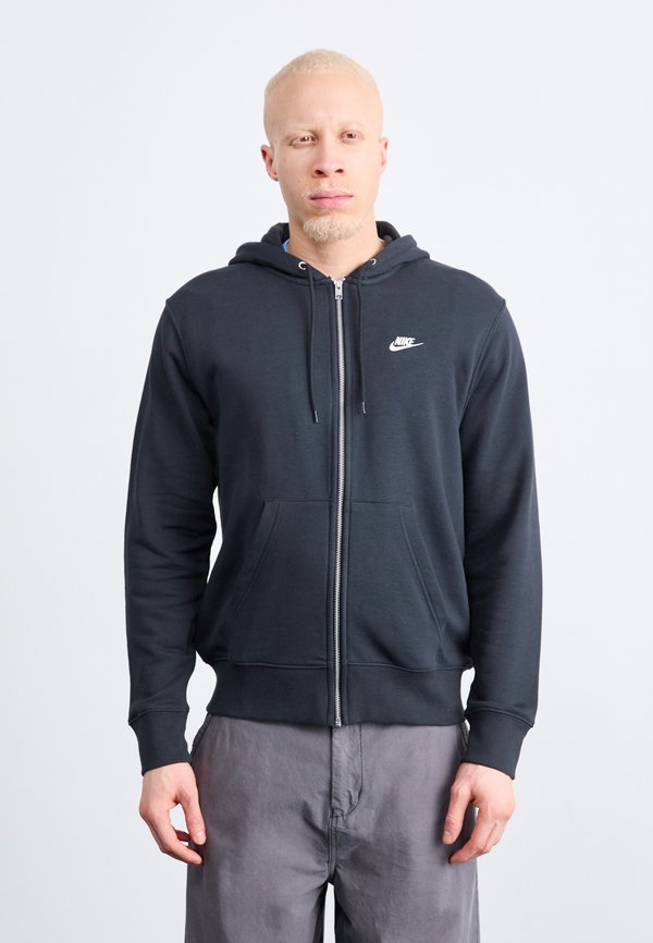 Nike Sportswear Zip-up sweatshirt - black/white