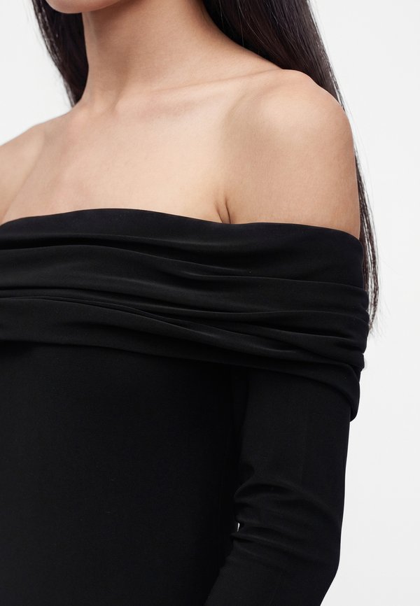 Norma Kamali COWL NECK OFF SHOULDER