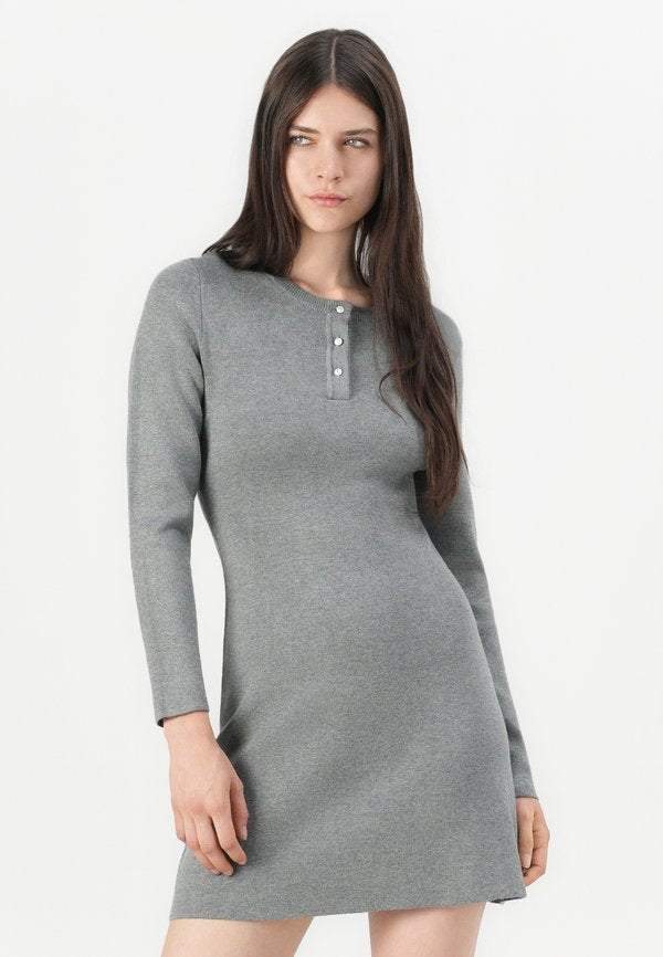 ONLY ONLMELLI BUTTON FLARED DRESS