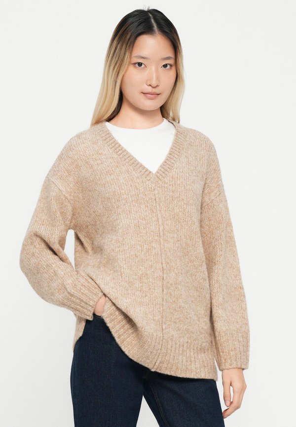 JDY JDYMALONE V NECK LONG PULLOVER