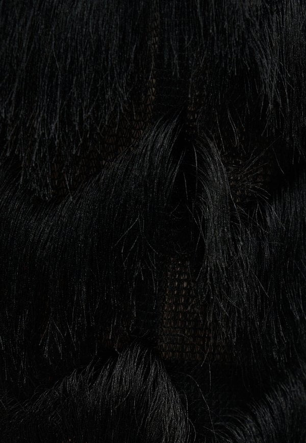 KARL LAGERFELD STUDIO TAILORED FRINGE DRESS