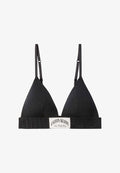 Calvin Klein LIGHTLY LINED TRIANGLE - Triangle bra - black