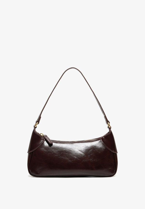 Bershka Handbag - dark brown