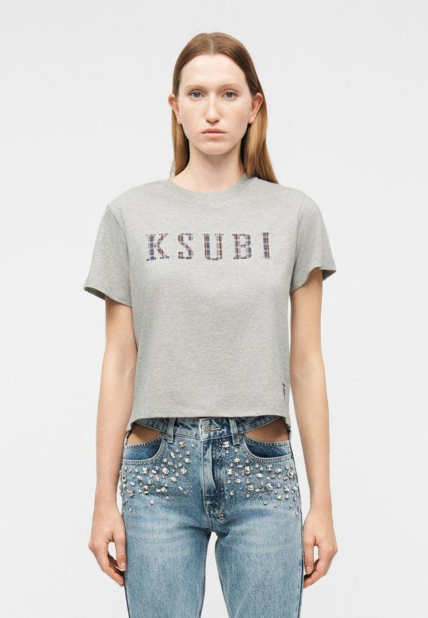 Ksubi PLAID SHRUNKEN TEE