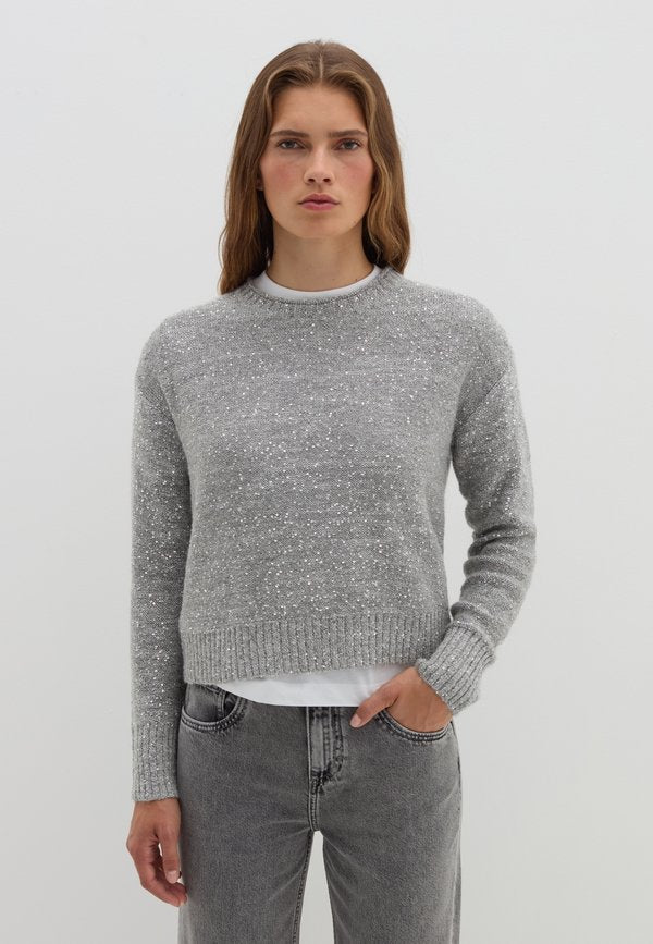 Stefanel MOHAIR WITH MICRO SEQUINS