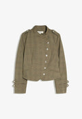 Bershka DOUBLE-BREASTED WITH BUTTONS - BLAZER - Light jacket - beige