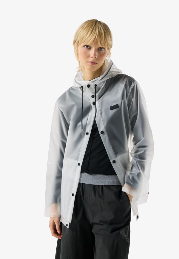 Hunter ORIGINAL IZZY CLEAR MATTE HOODED JACKET UNISEX