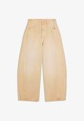Bershka BARREL JEANS - Baggy Jeans - camel
