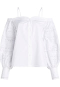 KARL LAGERFELD OFF SHOULDER EMBROIDERY