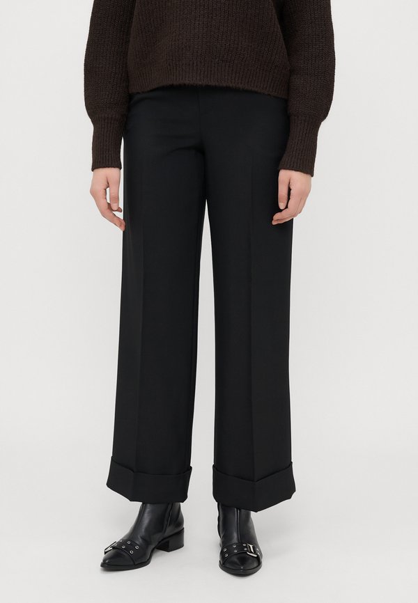 Gina Tricot Tall MID WAIST WIDE TROUSERS
