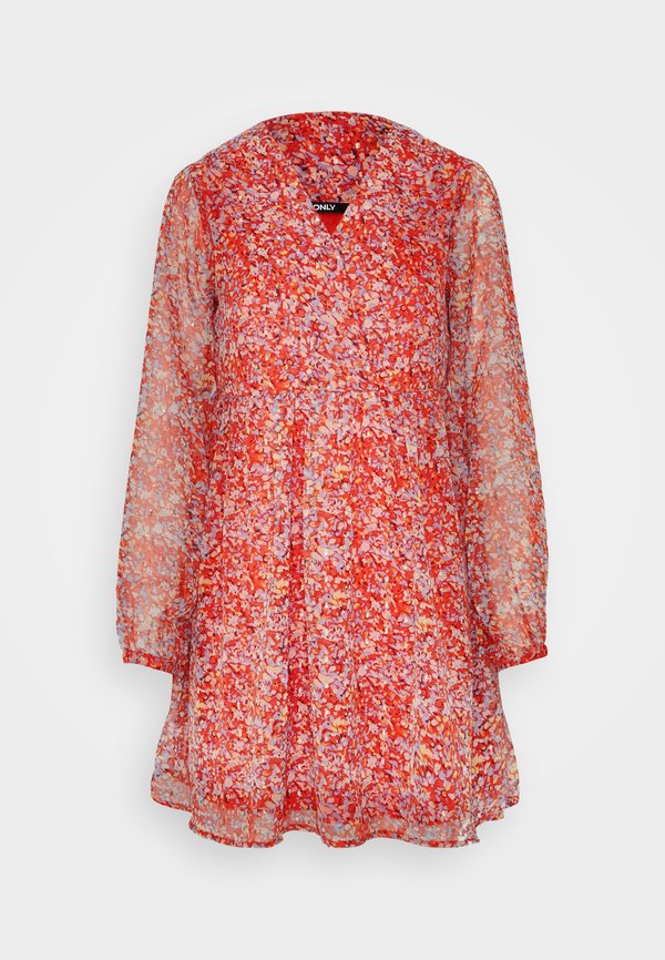 ONLY ONLDALIDA V NECK WRAP DRESS