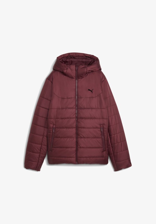 Puma ESS HOODED PADDED JACKET - Winter jacket - ruby shimmer