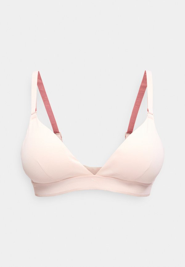 Puma WOMEN TRIANGLE BRALETTE - Triangle bra - light pink