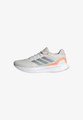 adidas Performance RUNFALCON 5 - Road running shoes - crystal white   iron metallic   beam orange