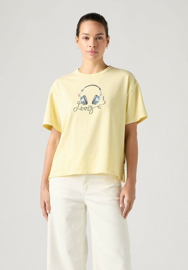 Levi's® Print T-shirt - lse denim headphones coral blush