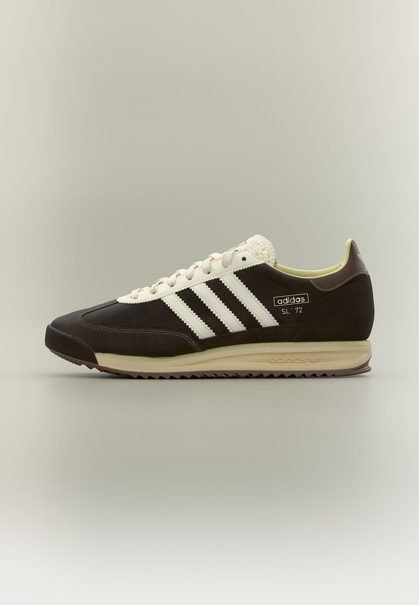 adidas Originals SL 72 RS UNISEX - Trainers - dark brown/off white/dual yellow