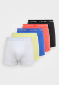 Calvin Klein Underwear 5 PACK - Trunks - green bloom/dazzling blue/black
