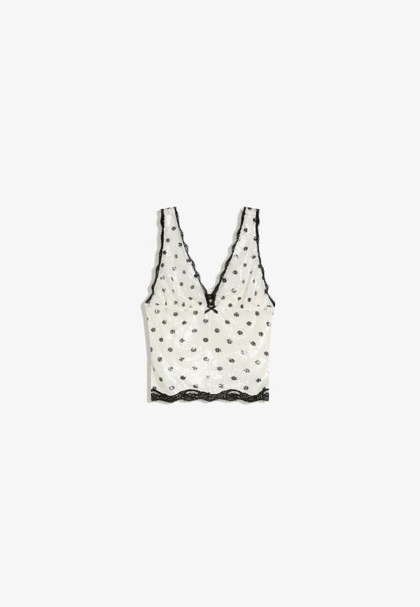 Bershka Top - white