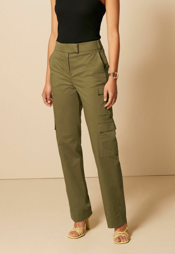 Next COTTON UTILITY STRAIGHT TROUSERS