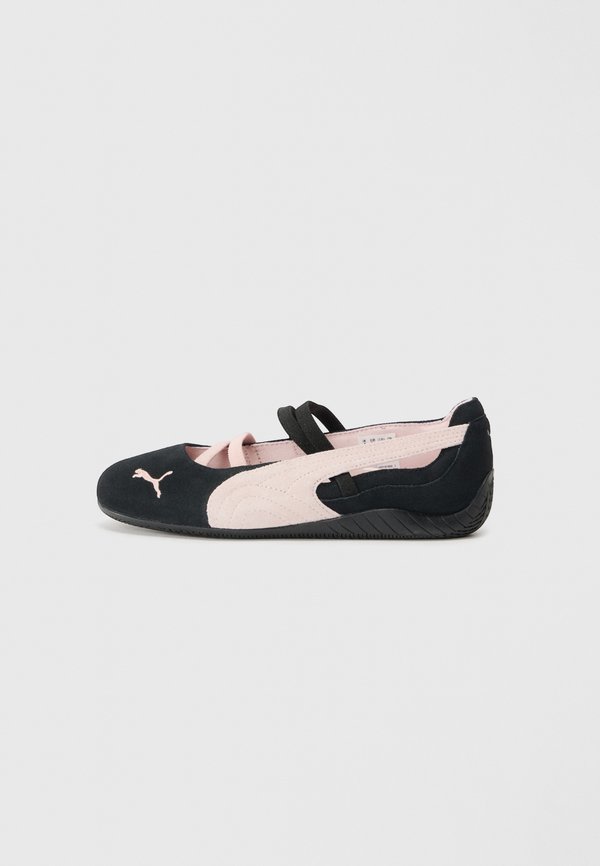 Puma SPEEDCAT - Ankle strap ballerina shoes - black/mauve mist
