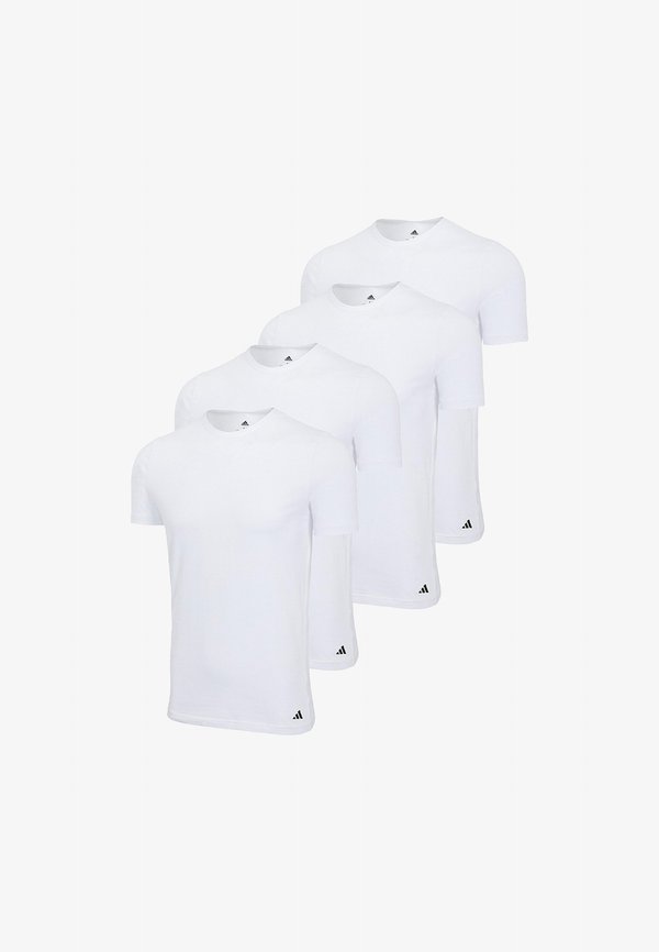 adidas Sportswear 4 PACK - Undershirt - weiß