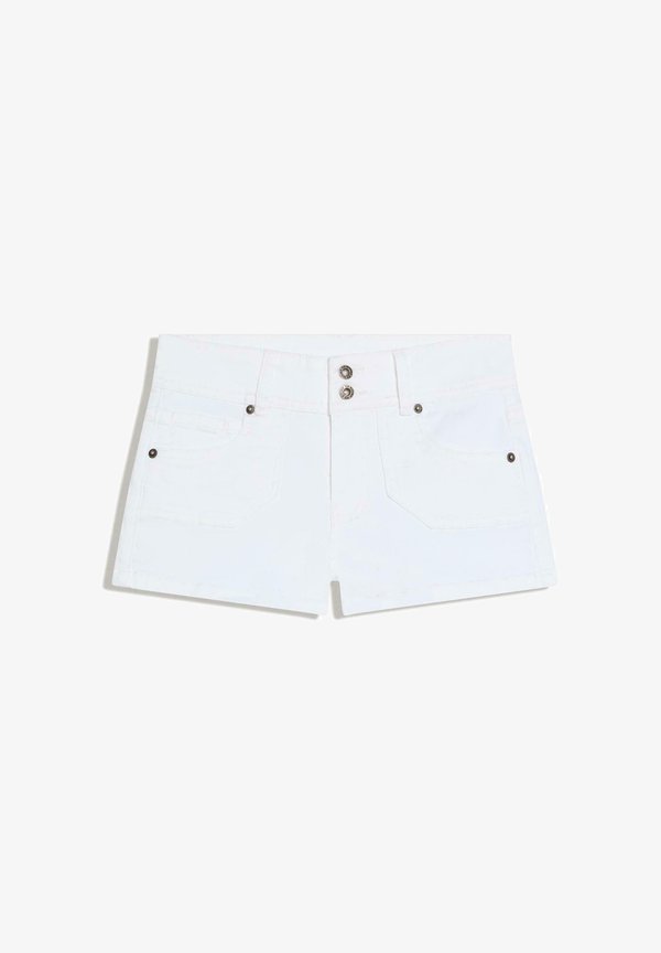 Bershka SHORT - Shorts - white