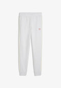 Puma ESSENTIALS ELEVATED JOGGINGHOSE - Tracksuit bottoms - white glow heather