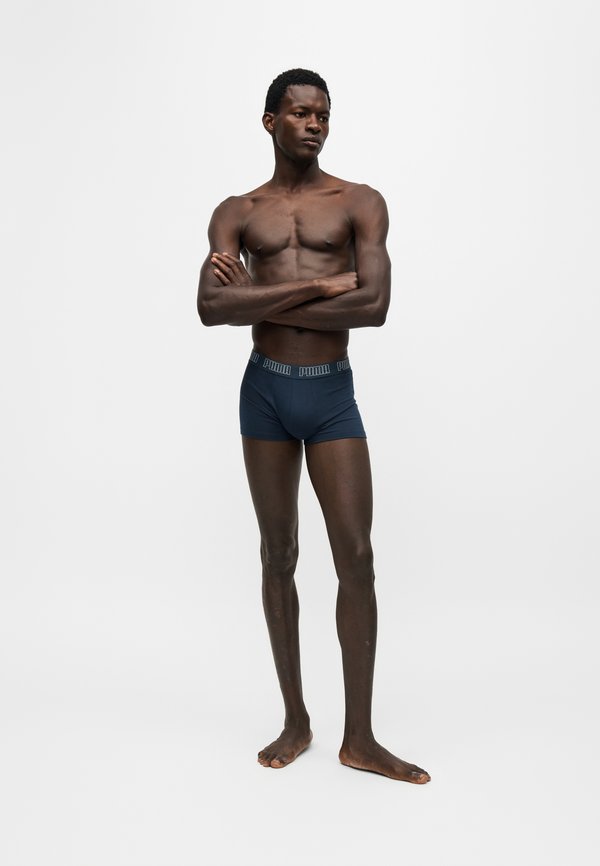 Puma MEN EVERYDAY BASIC 2 PACK - Trunks - mottled blue/dark blue