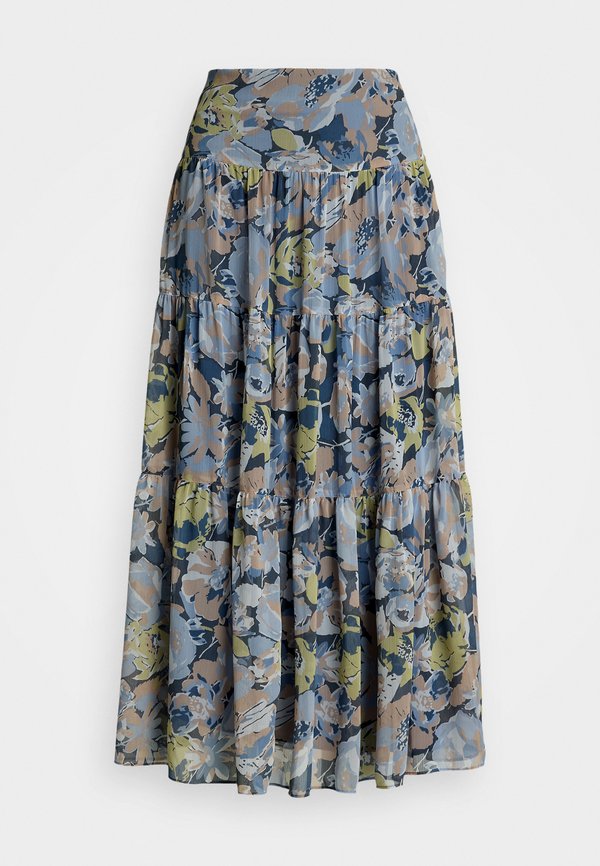 Lauren Ralph Lauren FLORAL CRINKLE GEORGETTE TIERED SKIRT