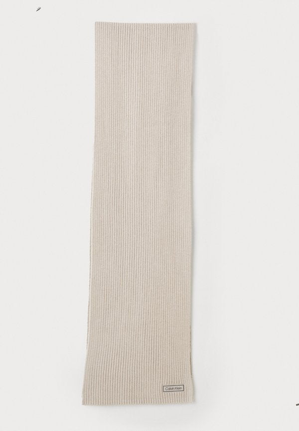 Calvin Klein PATCH CHUNKY UNISEX - Scarf - chateau gray