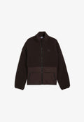 Puma HYBRID RE:FIBRE SHERPA JACKET M UNISEX - Fleece jacket - chocolate fondue