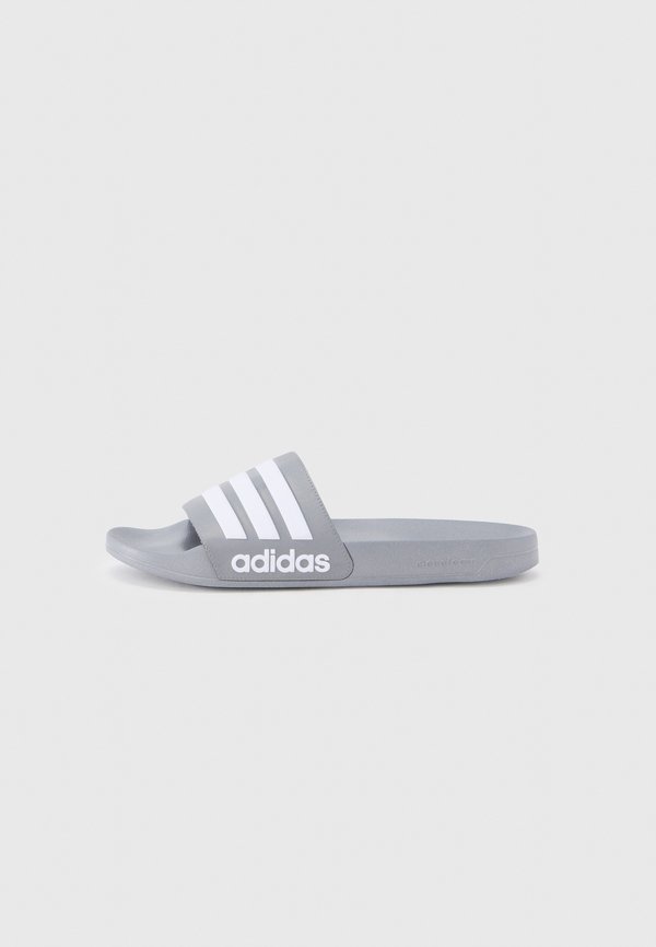 adidas Sportswear ADILETTE SHOWER UNISEX - Pool slides - grey/white