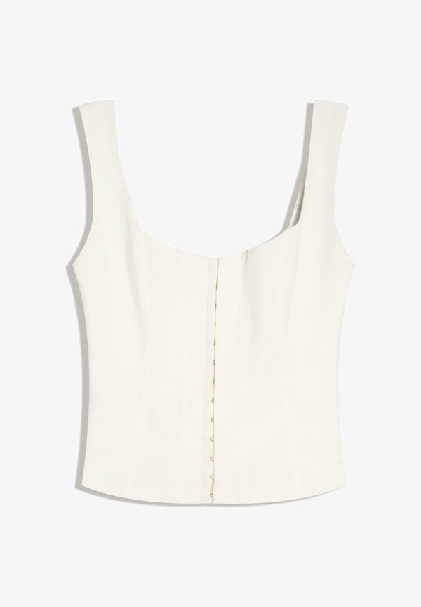 Bershka BENGALINE STRAPPY - TOP 00930710 - Blouse - white