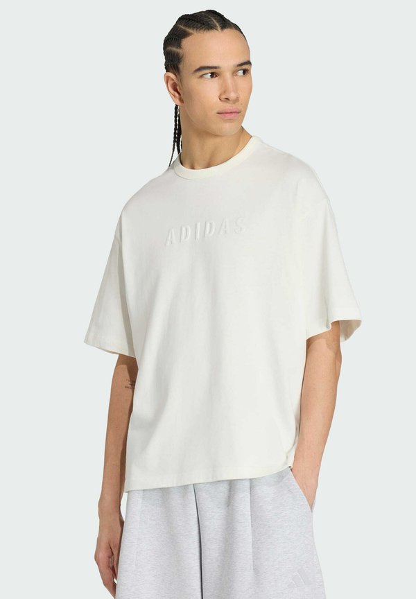 adidas Sportswear ADIDAS SPORTSWEAR SOFT LUX GRAPHIC TEE - Basic T-shirt - off white