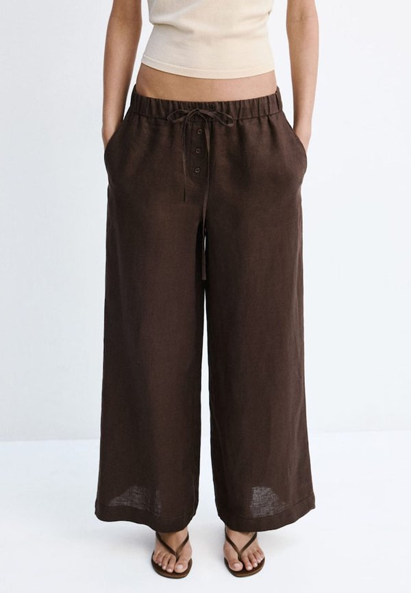 Mango ADULT - Trousers - dark brown