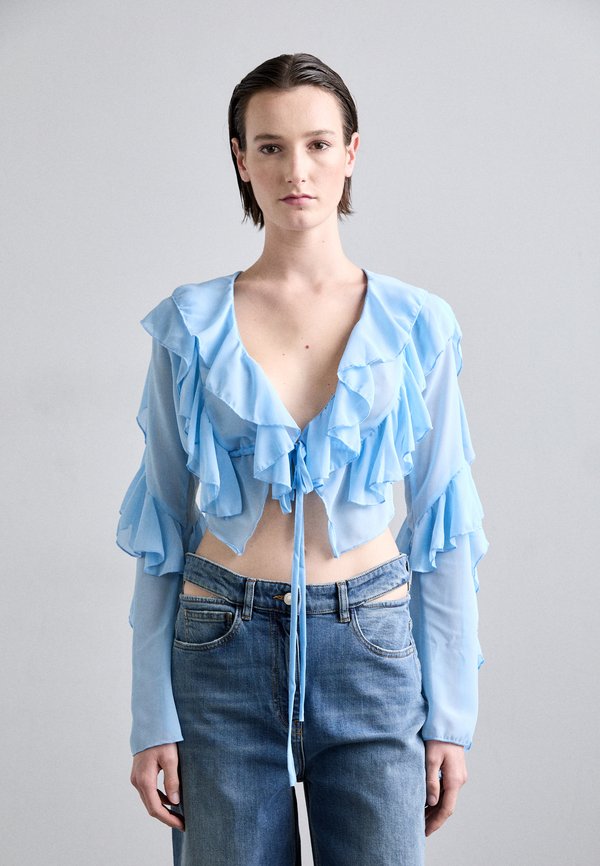 VACLAV RUFFLE BLOUSE